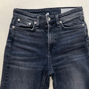 sz 26 Rag & Bone High-Rise Slim Straight Leg Jean